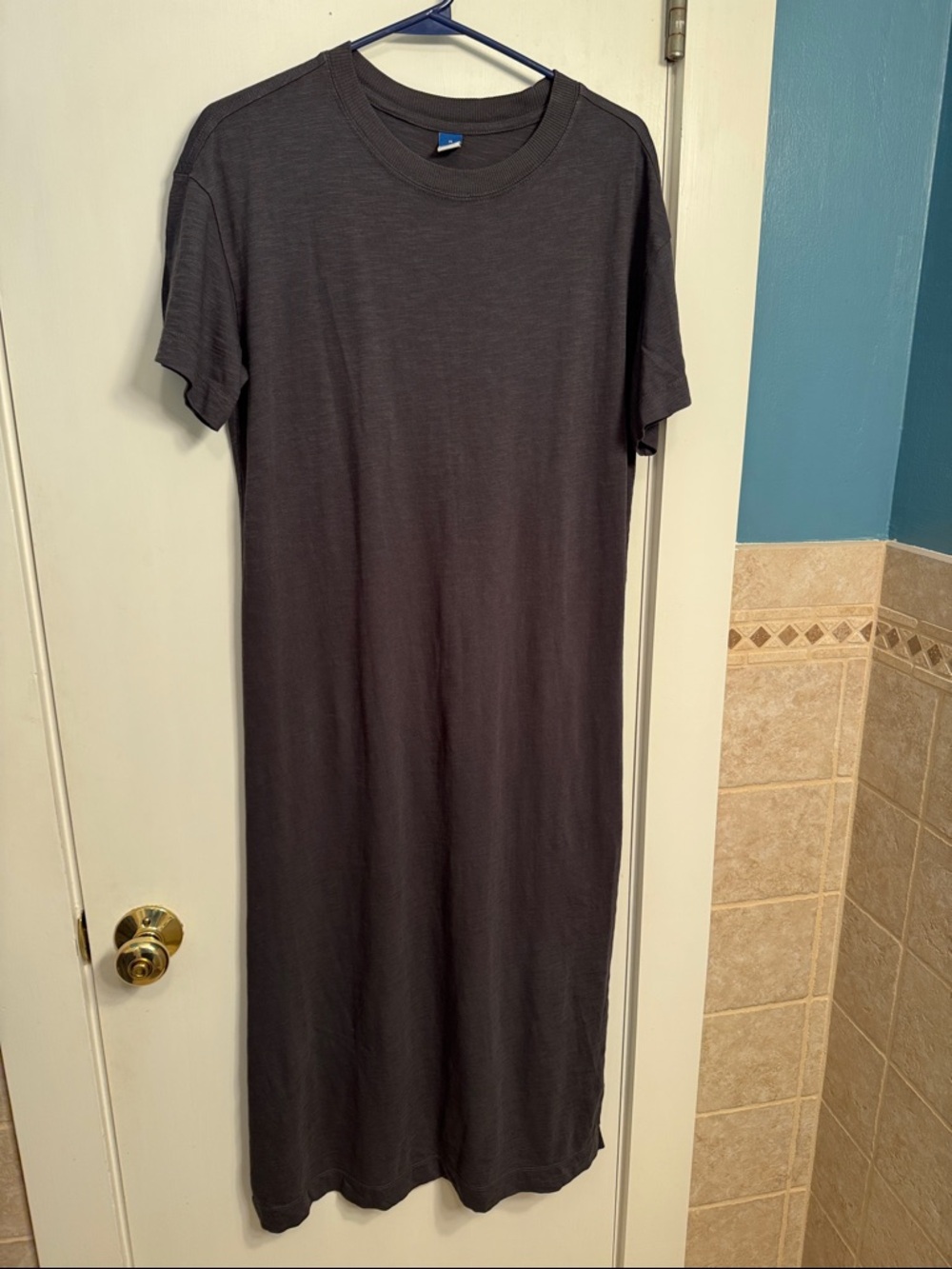 Women's Dark Gray Old Navy Short-Sleeve T-Shirt Dress